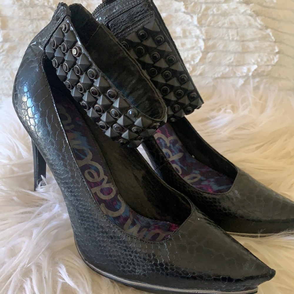 Bejeweled high heels